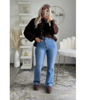 Pull choco oversize douceur