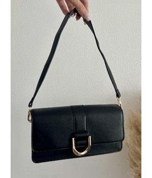 Sac noir détails doré