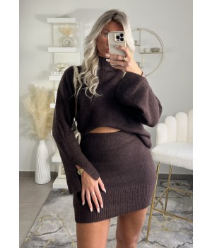 copy of Chocolate knit skirt
