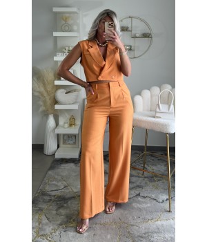 Orange blazer set Premium