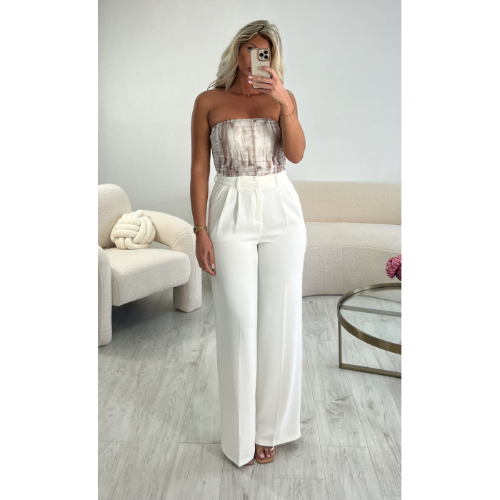 Strapless bodysuit white store