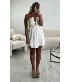 Robe échancré white