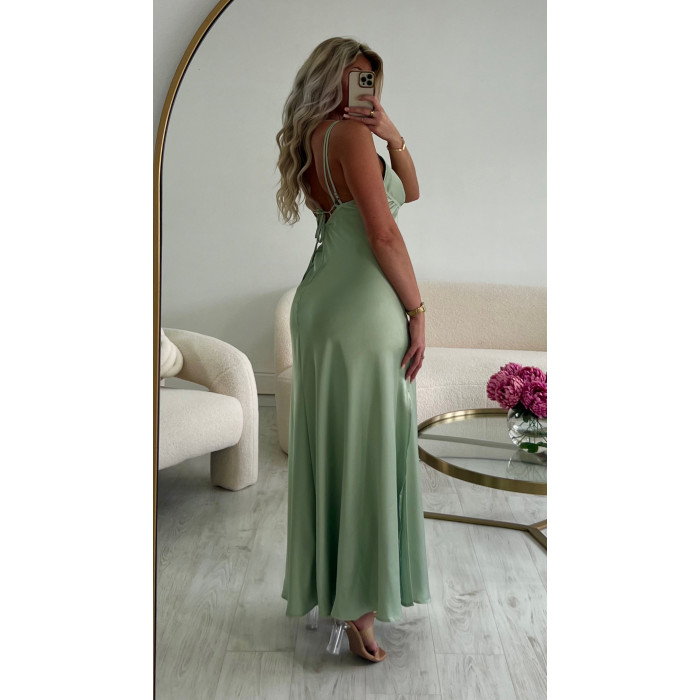Robe longue a fente best sale