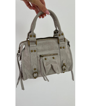 Nude bag with golden details