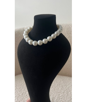 Collier ras du cou perles