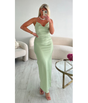 Robe longue verte