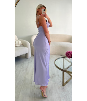 robe longue violet