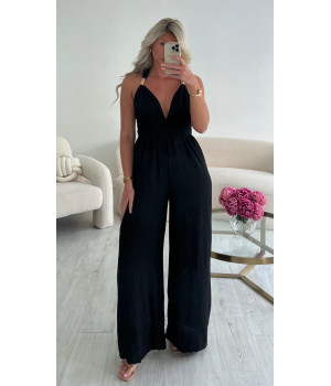 Combipantalon dos nu black