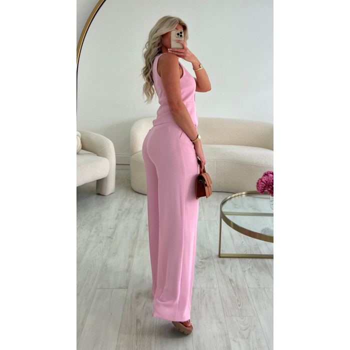 Pantalon habillé rose