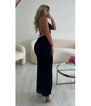 Ensemble jupe longue noir