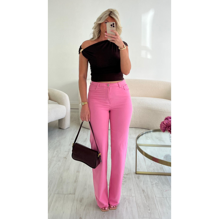Jeans rose pour les grandes