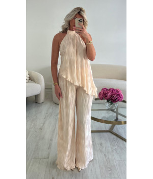 Ensemble pantalon plissée...