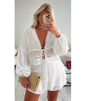 Blouse gaz de coton...
