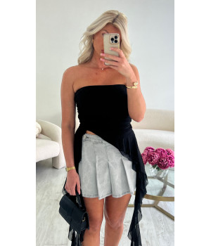 Jupe short plissée