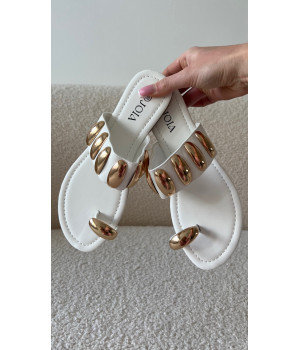 Claquettes blanche
