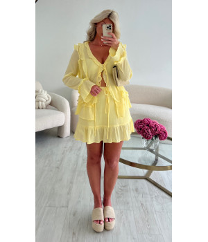 Ensemble chemise jupe coton...