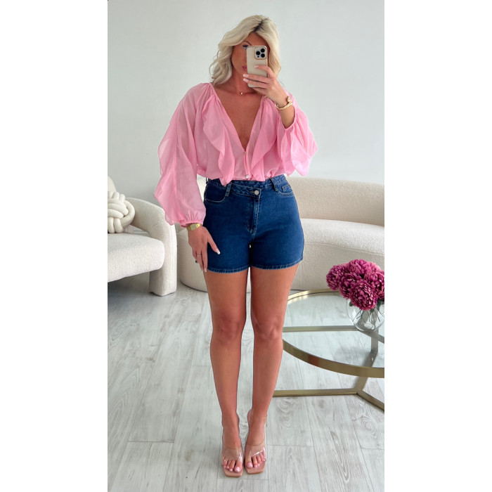Short jeans asymétrie