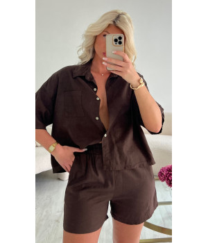 Ensemble short Lin choco
