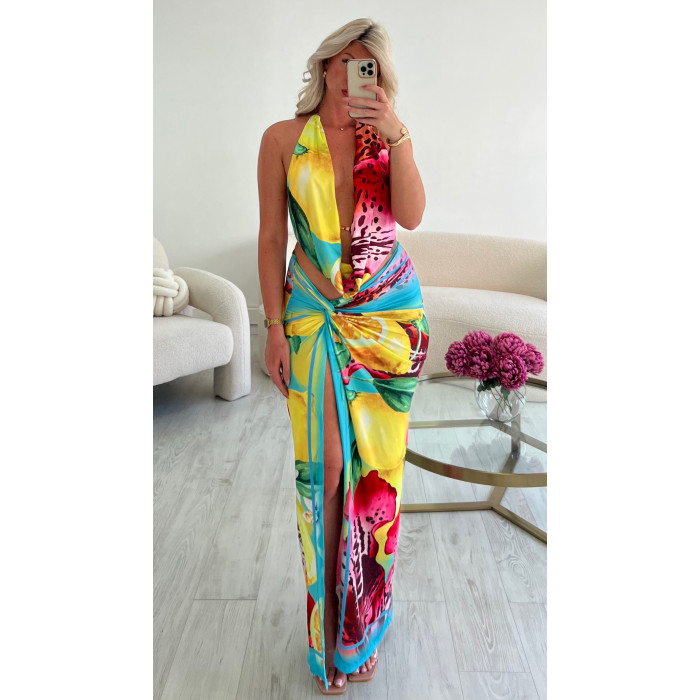 ensemble jupe citron