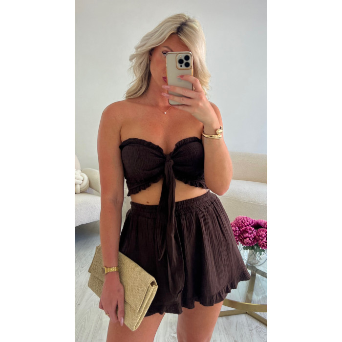 ensemble short marron
