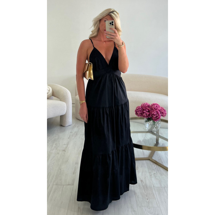 robe longue noire