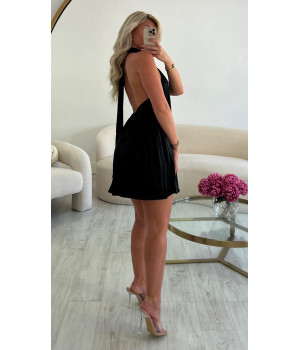 robe dos nu noire