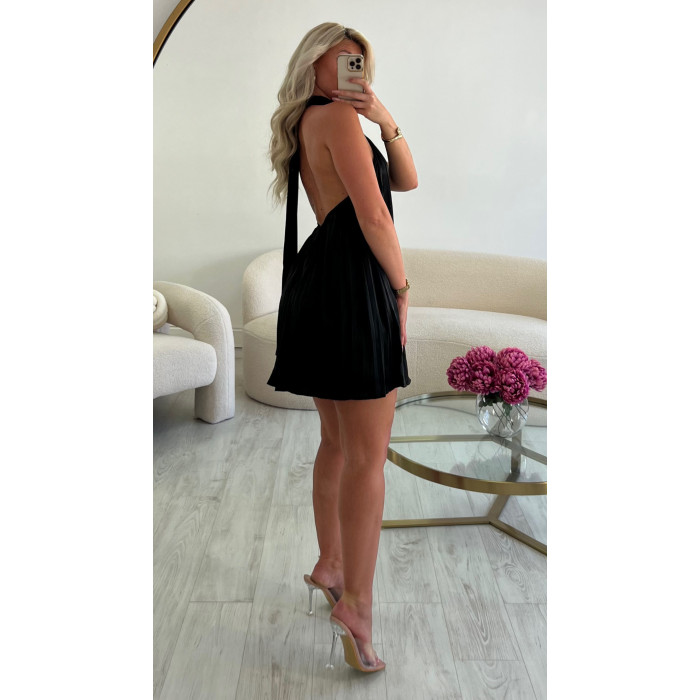 robe dos nu noire