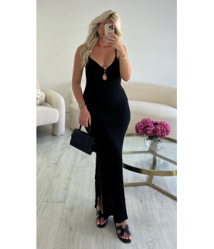 robe longue noire