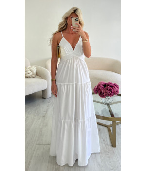 robe longue blanche