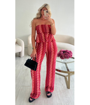 ensemble pantalon crochet