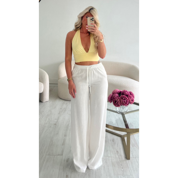 pantalon lin tall