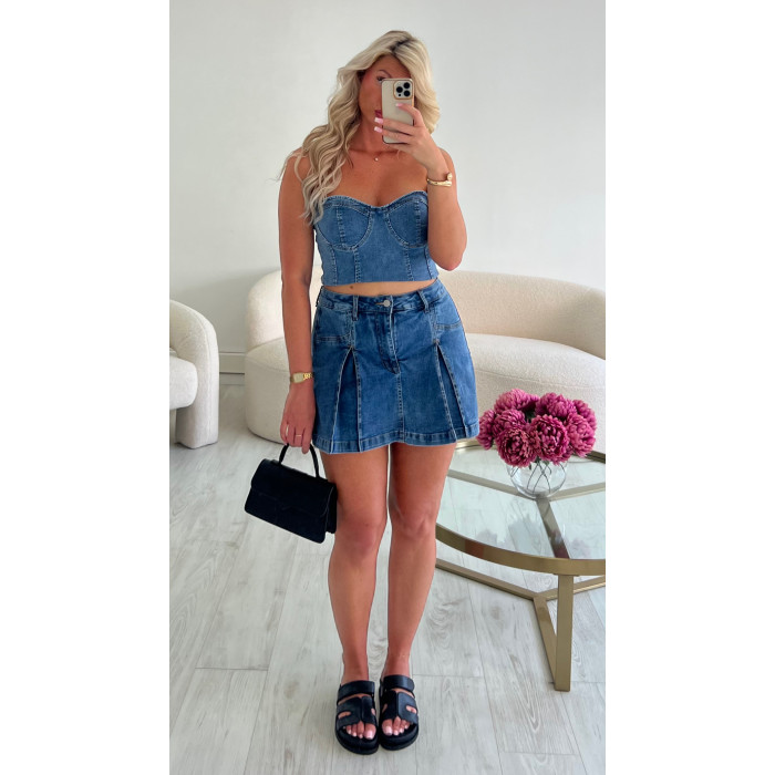 ensemble jupe jeans