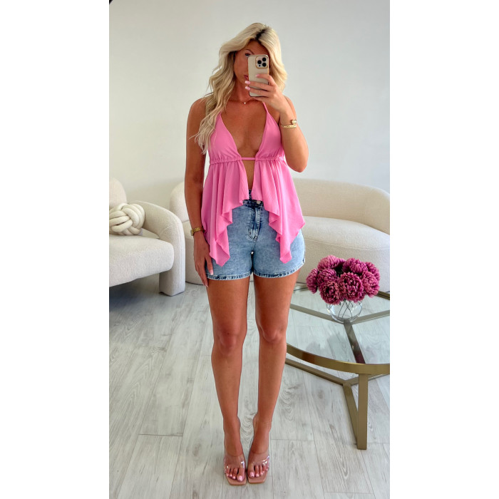 top volant rose