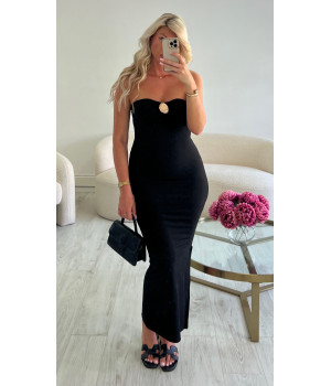 robe tube noire