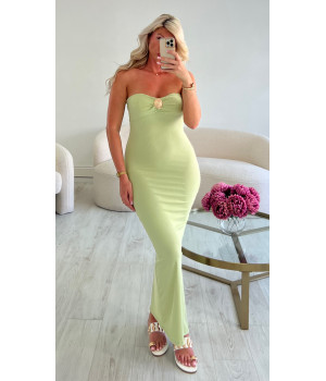 Strapless tube dress with...