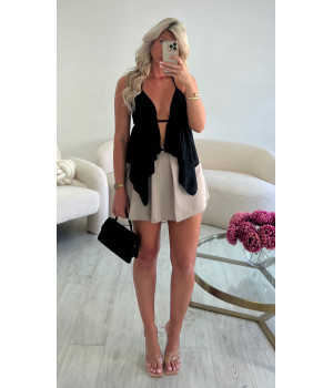 jupe short plissée