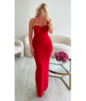 robe rouge moulante