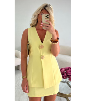 Ensemble boléro jaune