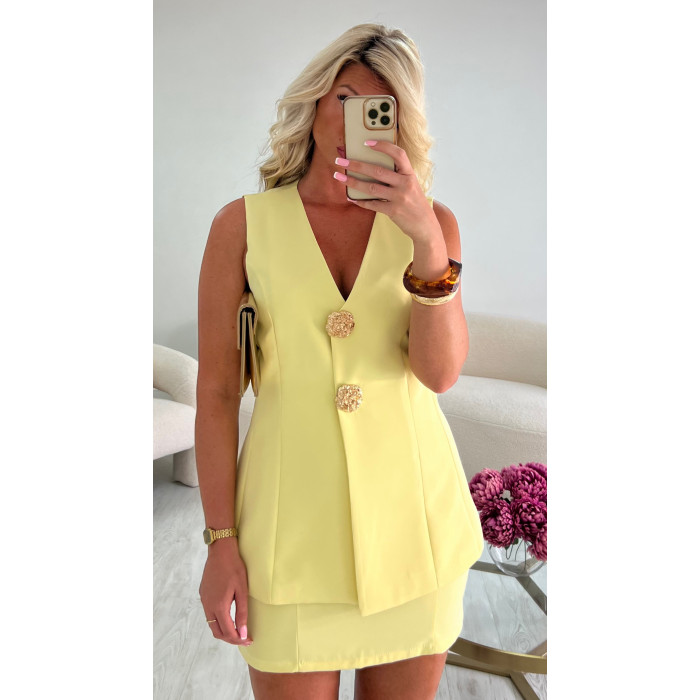 Ensemble boléro jaune