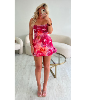 Orchid short skirt set