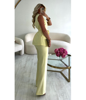 blazer habillé jaune