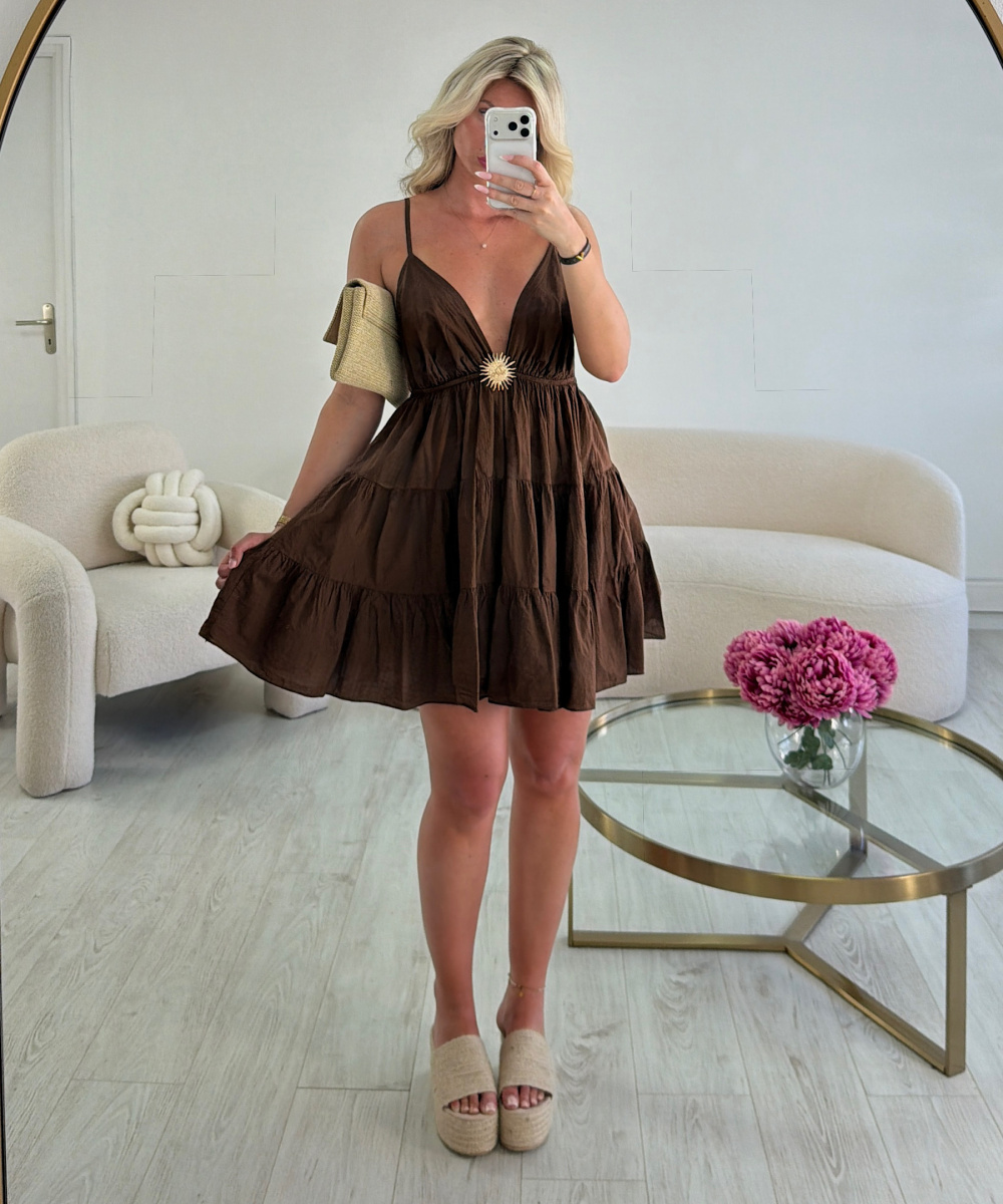 Brown sundress
