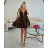 Brown sundress - DRESS DESIREE