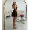 Brown sundress - DRESS DESIREE