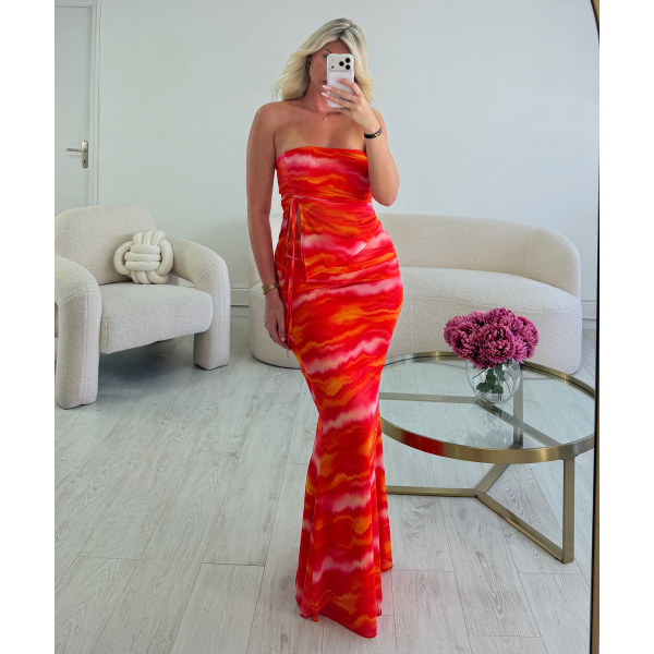 Top bustier tulle coucher de soleil - DRESS DESIREE