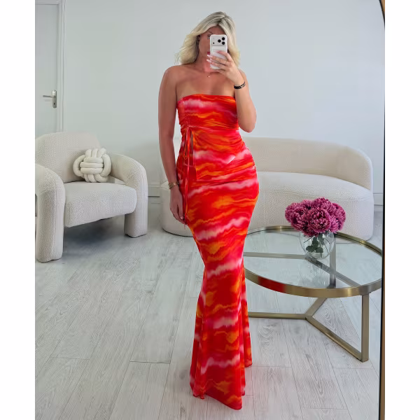 Jupe longue tulle coucher de soleil - DRESS DESIREE
