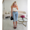 Top pois classy blanc- DRESS DESIREE