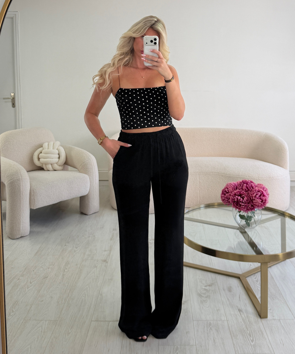 Top pois classy noir- DRESS DESIREE