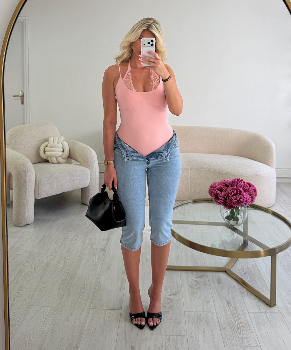 Capri jeans bleu stretch- DRESS DESIREE