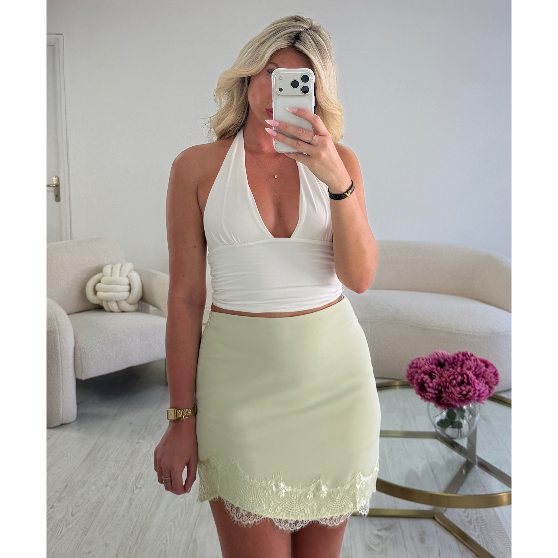 Top pretty blanc- DRESS DESIREE